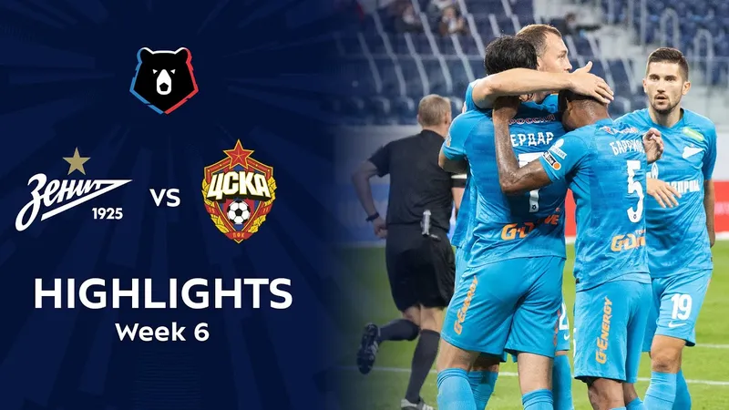 Cầu thủ Zenit và CSKA Moscow cạnh tranh gay gắt trên sân